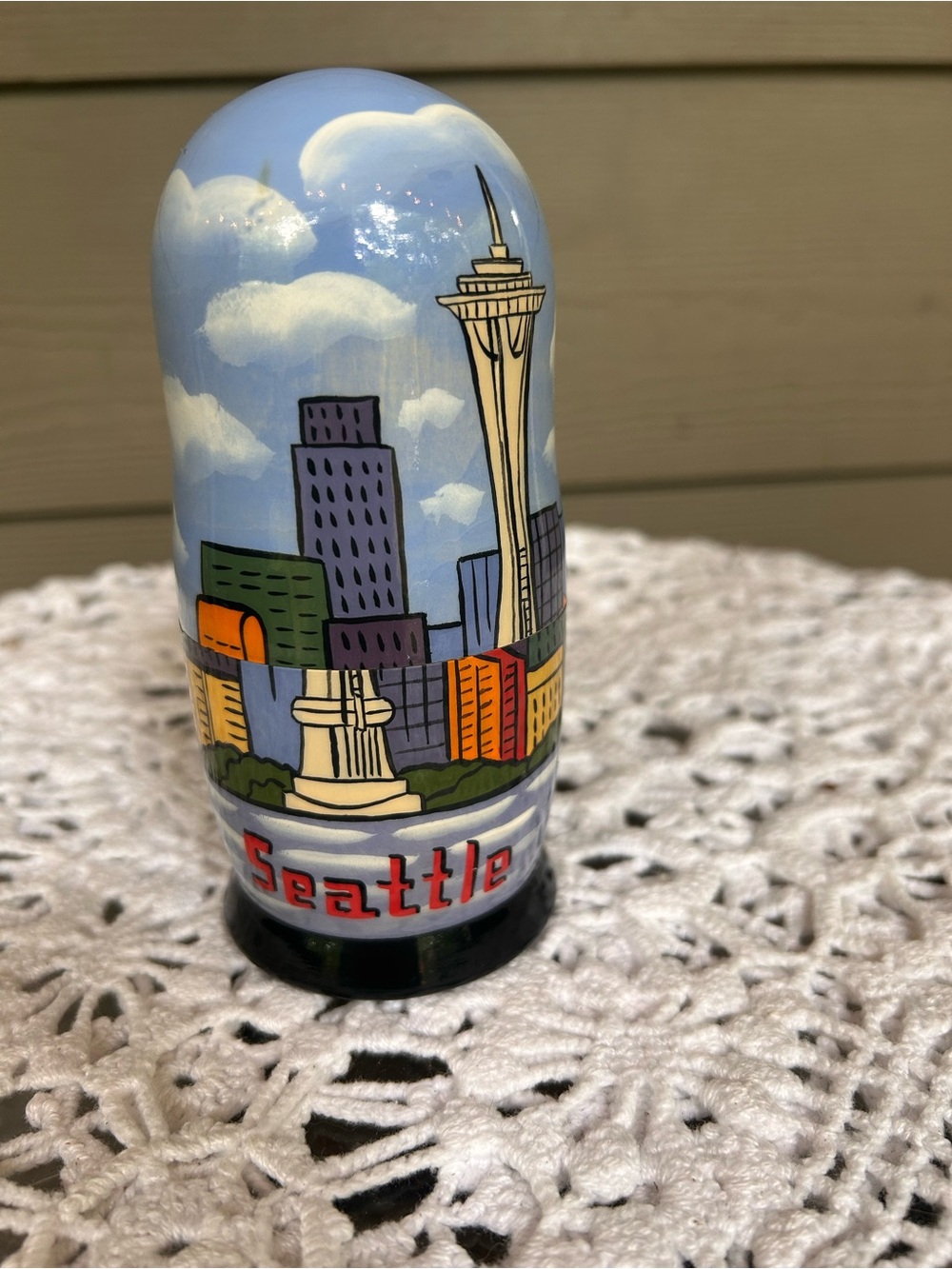 Seattle-Themed Nesting Dolls by Golden Cockerel